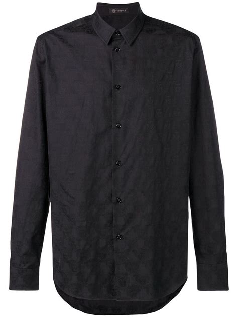 versace button up women|Versace button up shirt.